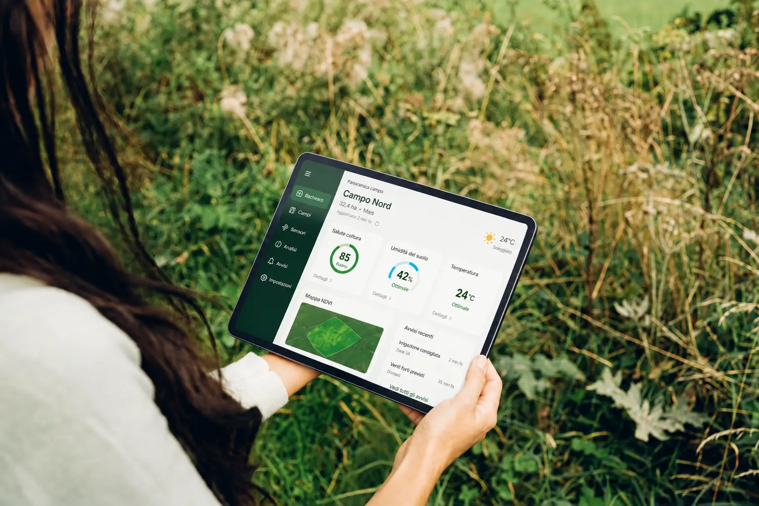 Tecnologia digitale applicata all'agricoltura